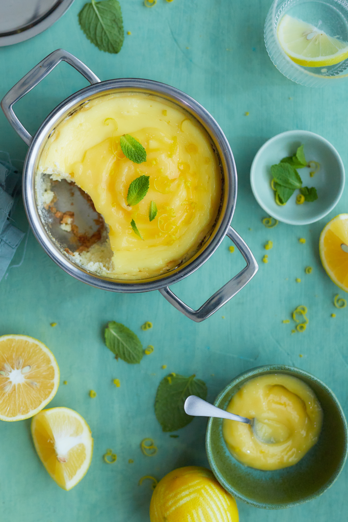 Cheesecake au yaourt de brebis à la pêche Lou Pérac et au citron - Recettes  de cuisine Ôdélices